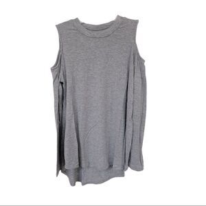 ❤️ ART CLASS Gray Cold Shoulder Long sleeve Top Size L ❤️